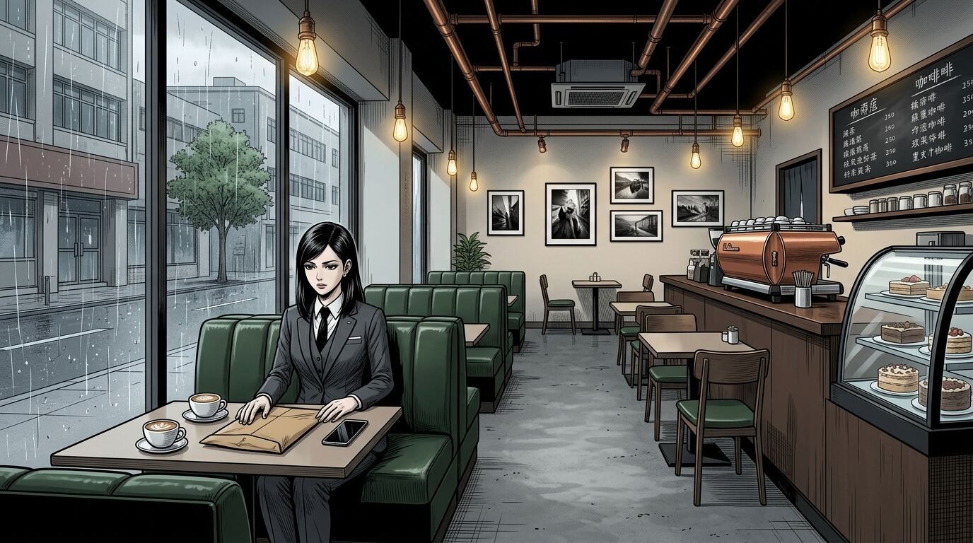 线人接头咖啡馆
